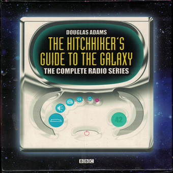 BBC Hitchhiker's Guide to the Galaxy radio series cover art